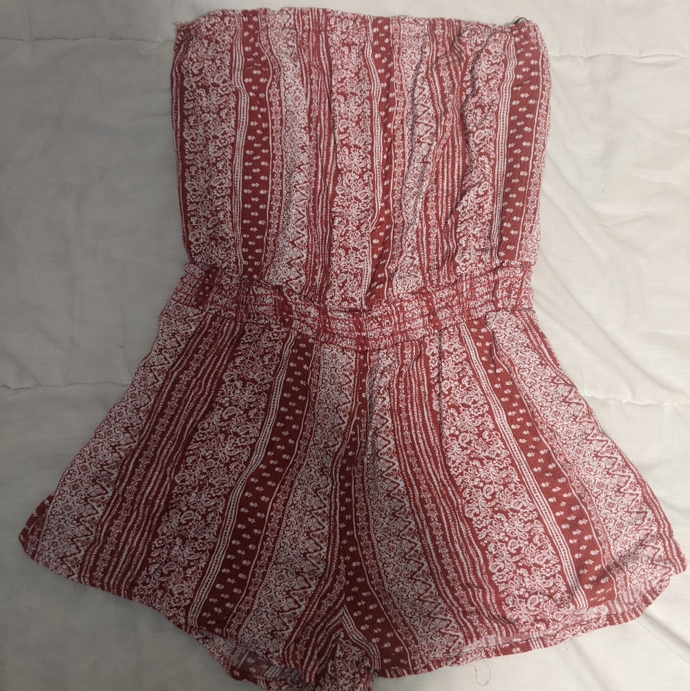 Strapless Romper
